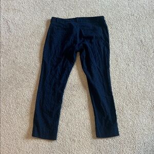 Banana Republic Cropped Sloan Fit Navy/Black Trousers